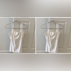 Two Express White Bra Camis (Two included)